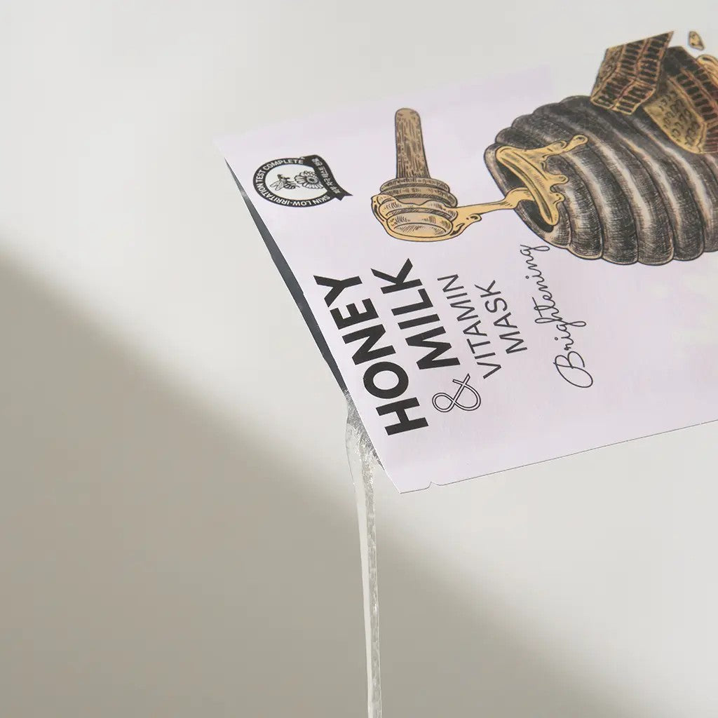 Beauty of Majesty Honey & Milk Vitamin Mask, masque tissu aux 13 vitamines revitalisant