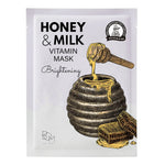 Beauty of Majesty Vitamin Mask, masque au lait et miel pour raviver une peau terne