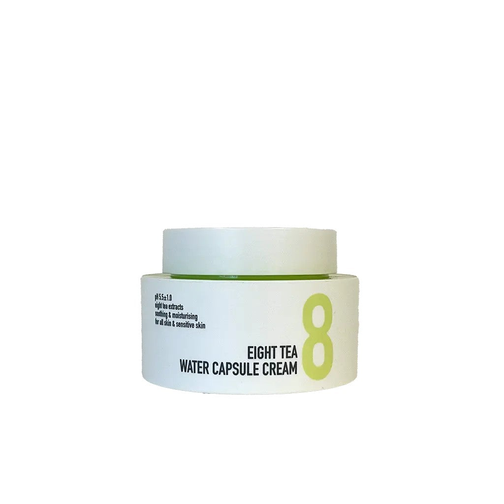 Beauty of Majesty Eight Tea Water Capsule Cream, soin au pH 5,5 pour peau sensible et sèche