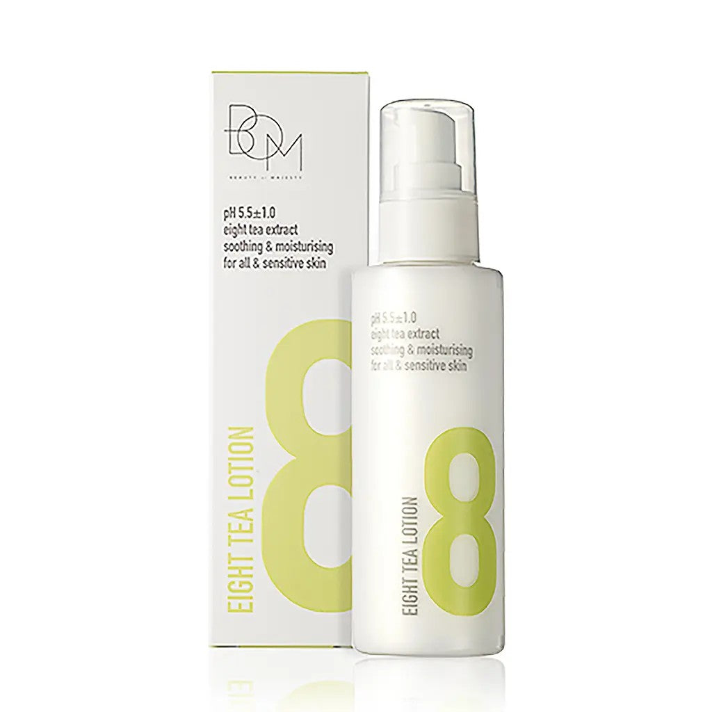 Beauty of Majesty Eight Tea Lotion, lotion coréenne pour peau mixte, grasse ou normale