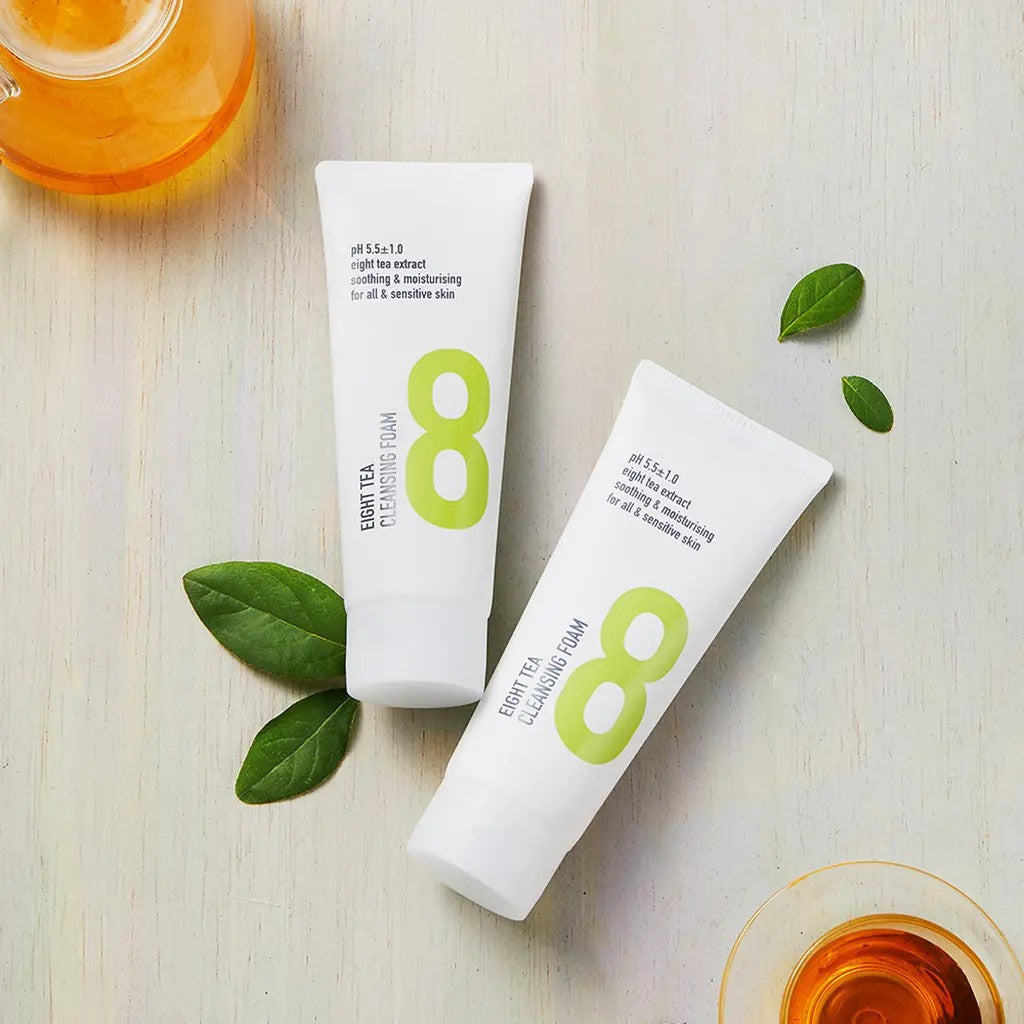 Beauty of Majesty Eight Tea Cleansing Foam, gel nettoyant hydratant aux 8 extraits de thés