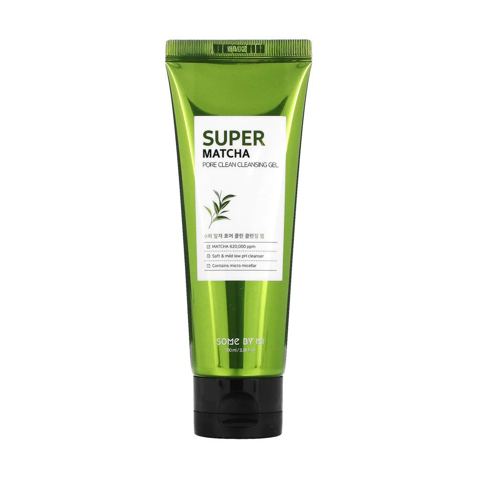 Some By Mi Super Matcha Pore Clean Cleansing Gel, gel nettoyant visage coréen au matcha