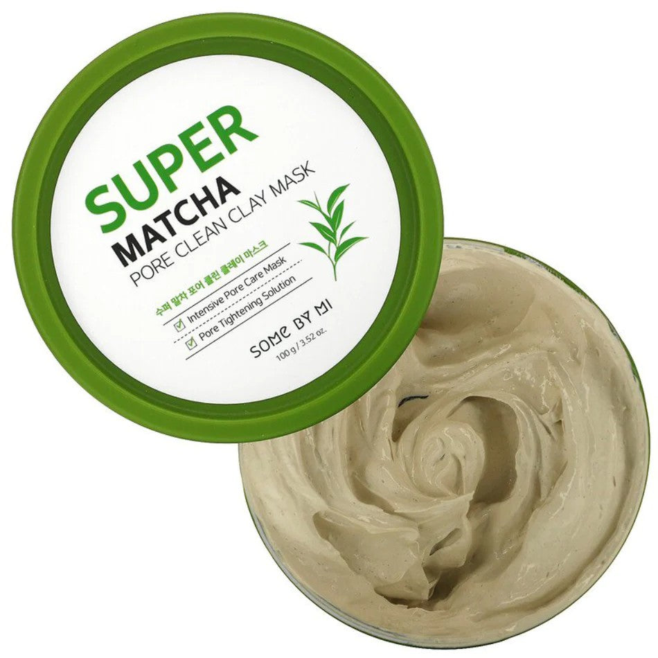 Some By Mi Super Matcha Pore Clean Clay Mask, masque purifiant nettoyant les pores en profondeur
