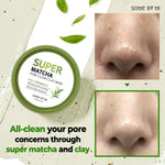 Some By Mi Super Matcha Pore Clean Clay Mask, soin matifiant au matcha pour peau grasse