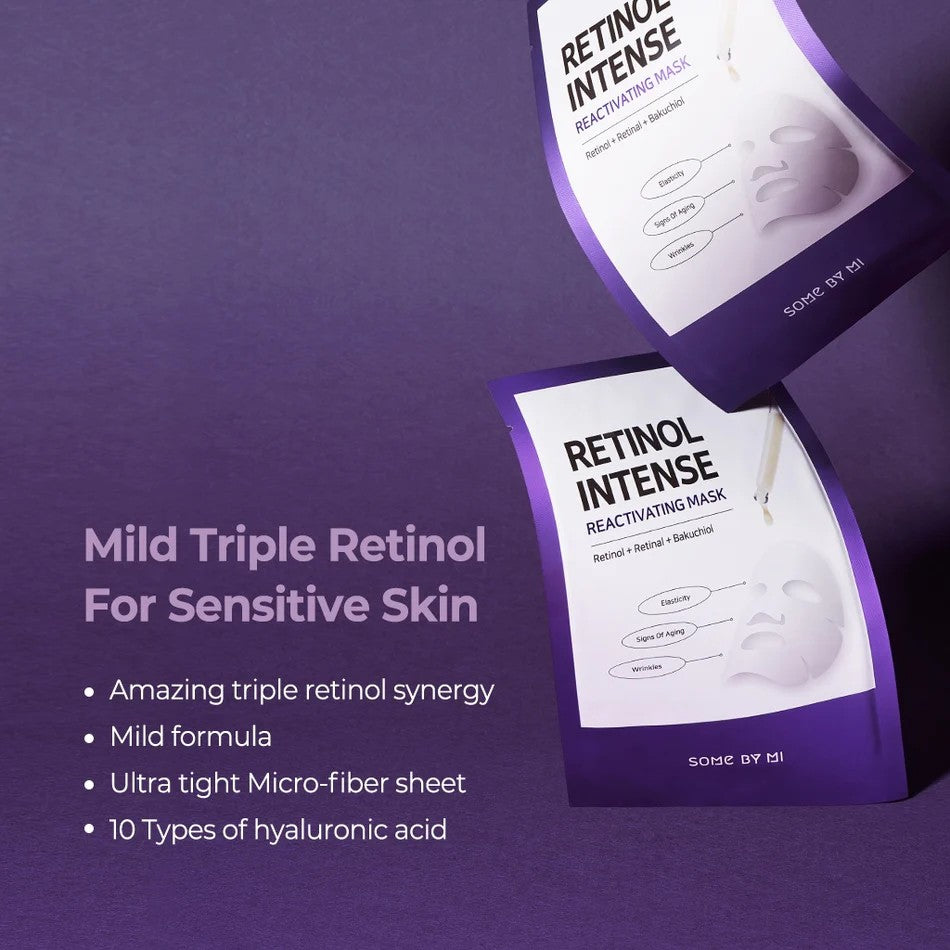 Some by Mi Retinol Intensive Mask, masque revitalisant qui atténue les signes de l'âge