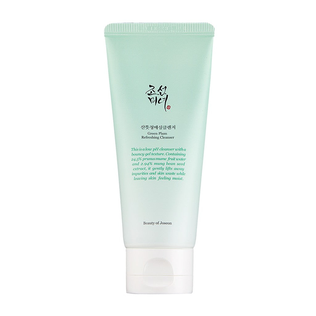 Beauty of Joseon Green Plum Refreshing Cleanser, nettoyant visage coréen doux pH 5-6