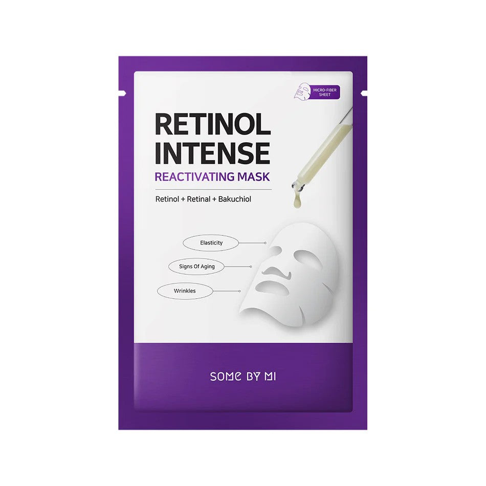 Some by Mi Retinol Intensive Reactivating Mask, masque tissu coréen au rétinol et rétinal