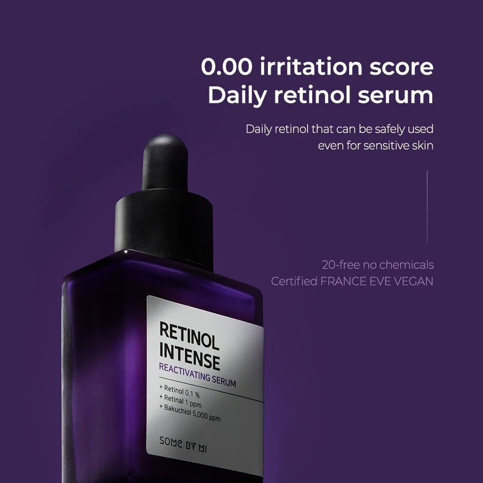Some by Mi Retinol Intense Serum, soin coréen pour atténuer les marques d'acné