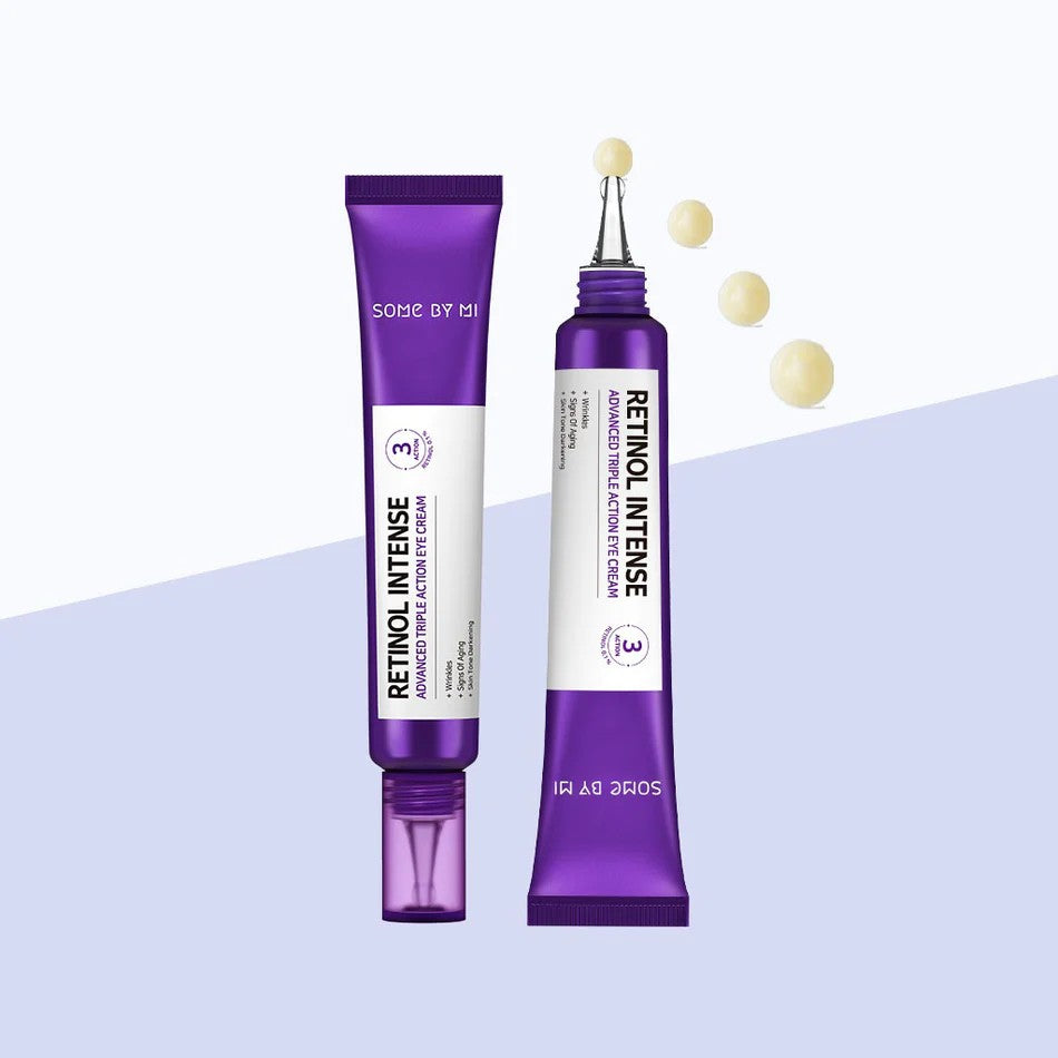 Some by Mi Retinol Intense Eye Cream, soin yeux à la niacinamide et à l'acide hyaluronique
