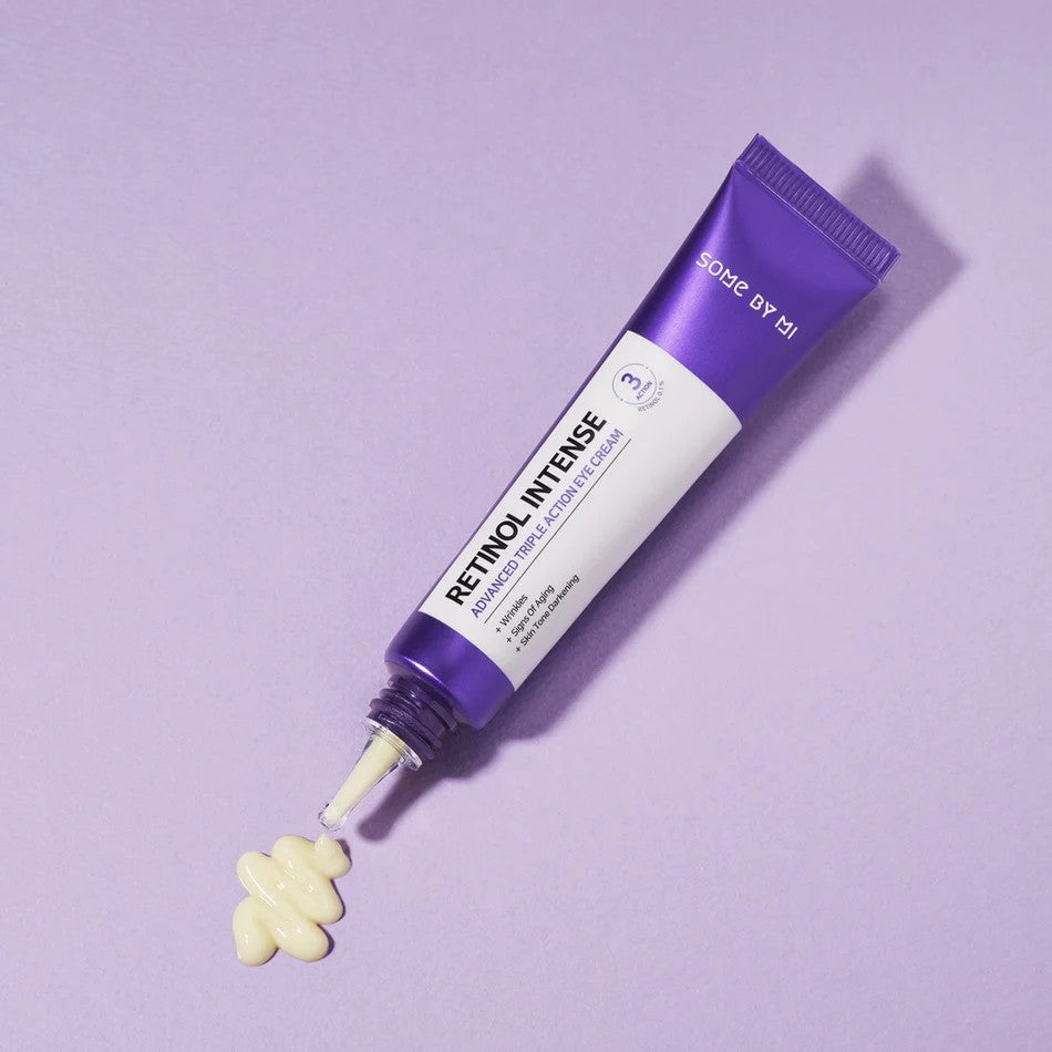 Some by Mi Retinol Intense Eye Cream, contour des yeux au panthénol qui illumine la peau