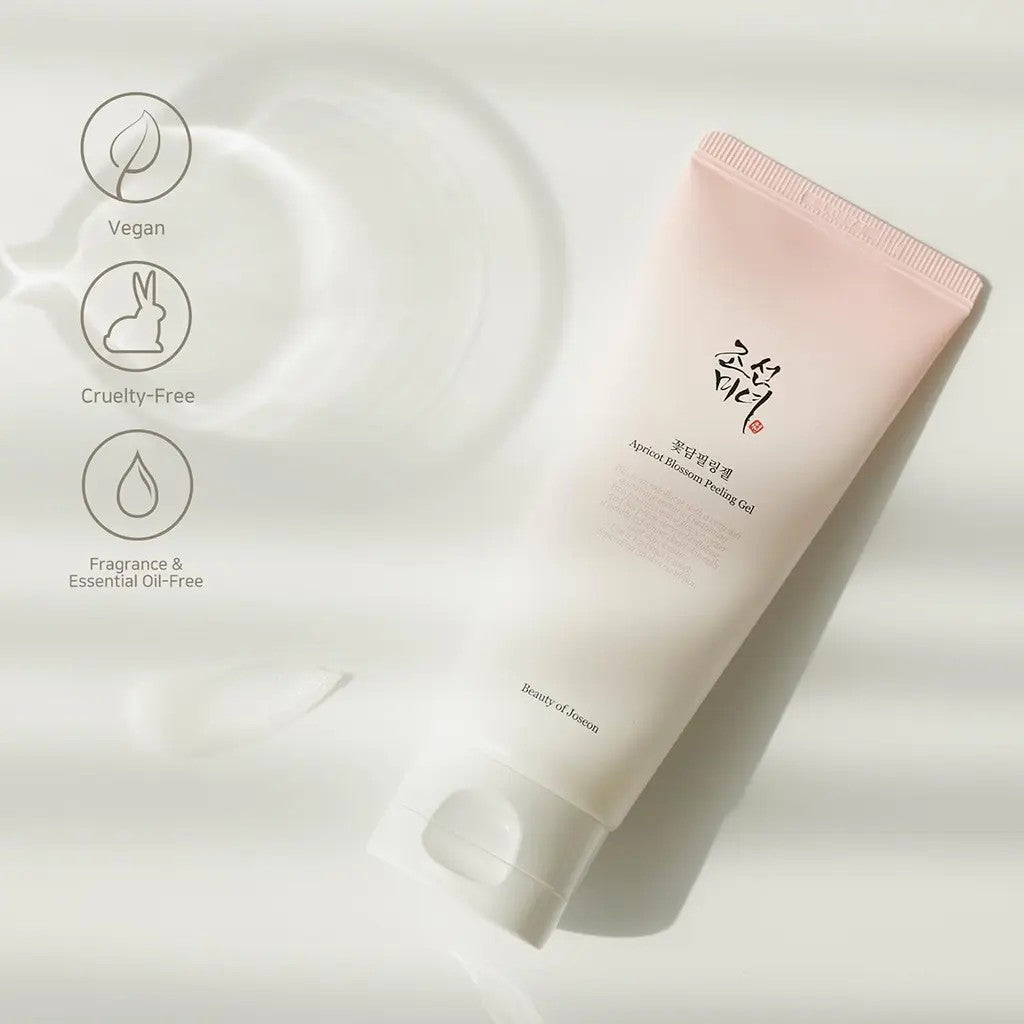 Beauty of Joseon Apricot Blossom Peeling Gel, exfoliant qui régularise le grain de peau