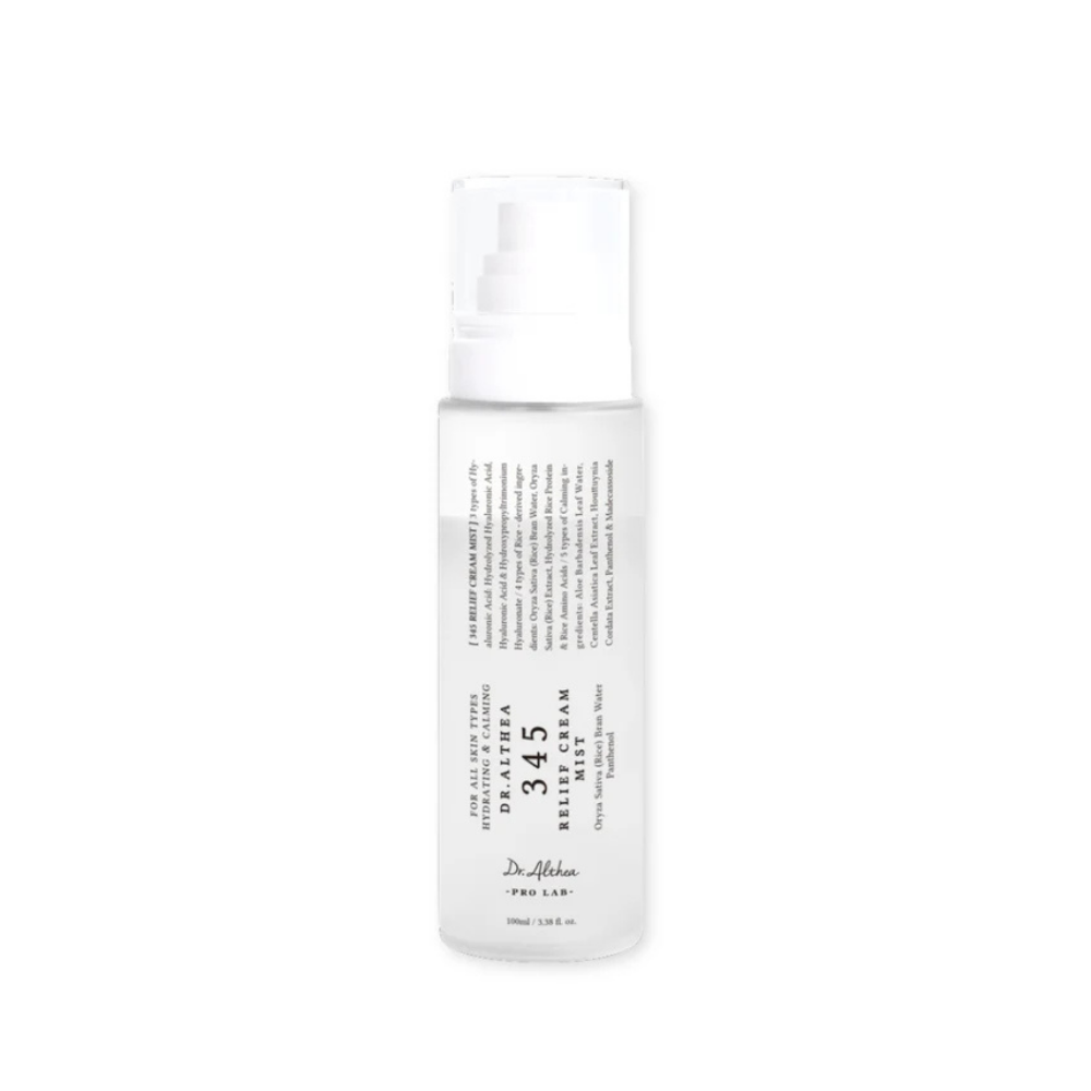 Dr. Althea 345 Relief Cream Mist, brume crème hydratante coréenne au son de riz