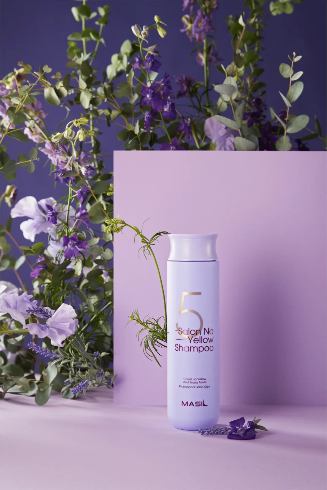 Masil No Yellow Shampoo, shampoing violet sans sulfates pour soins capillaires professionnels