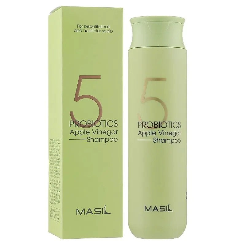 Masil Apple Vinegar Shampoo aux probiotiques, rééquilibre le cuir chevelu