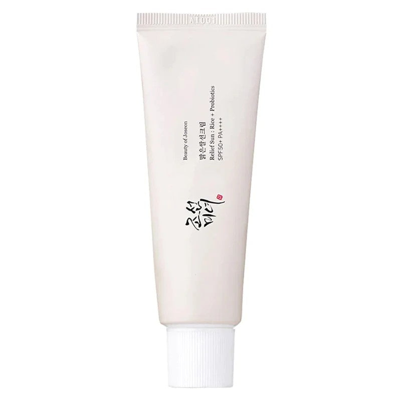 Beauty of Joseon Relief Sun Rice & Probiotics SPF50+, crème solaire coréenne à l'extrait de riz