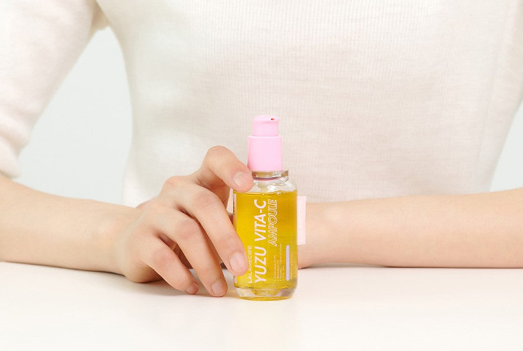 LALARECIPE Yuzu Vita-C Ampoule, sérum fermeté et élasticité à l'extrait de yuzu