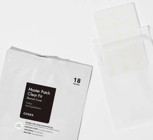 Cosrx Master Patchs Clear Fit, patchs visage ciblés sur les boutons et imperfections