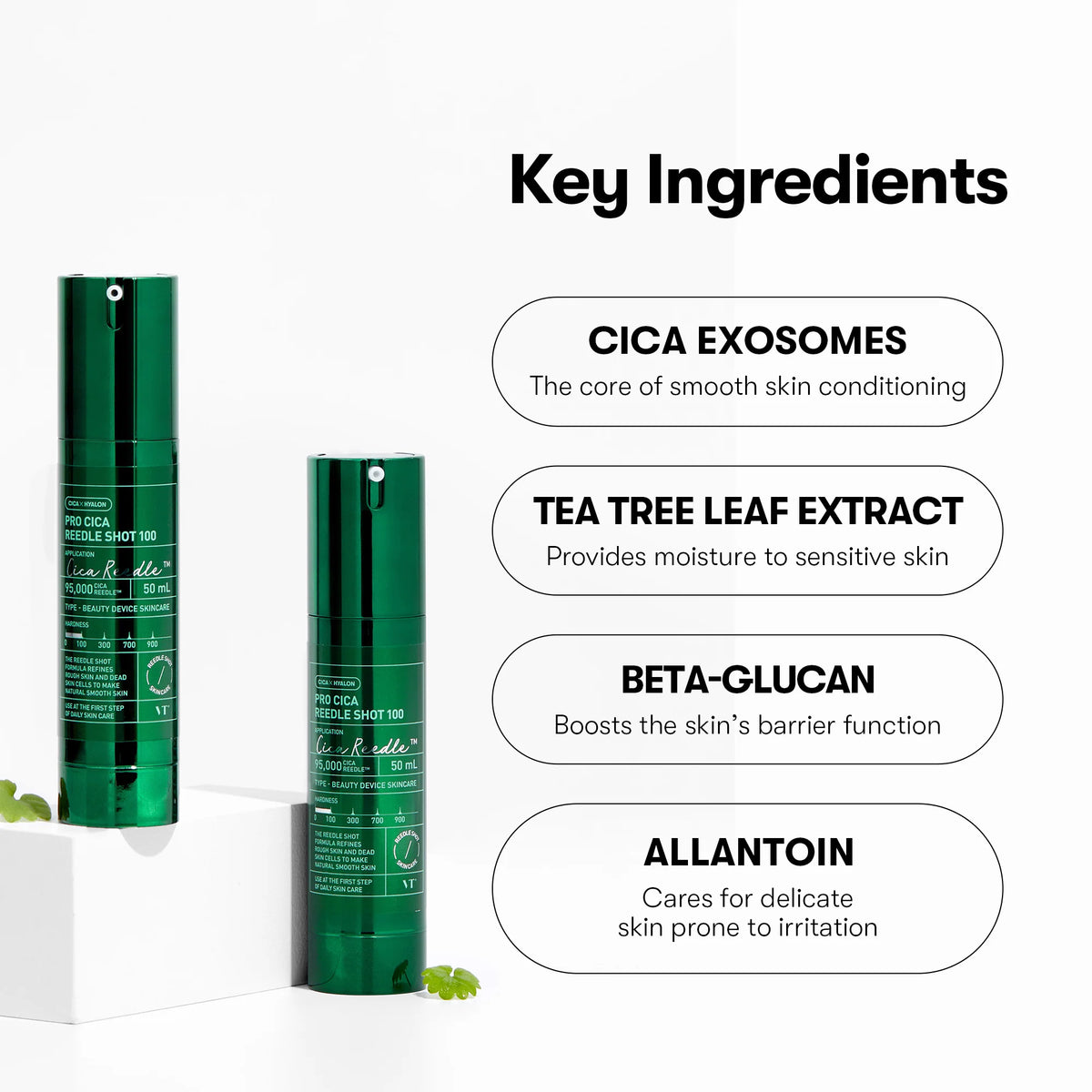 VT Cosmetics Pro Cica Reedle Shot 100, sérum coréen apaisant pour peaux ternes et déshydratées