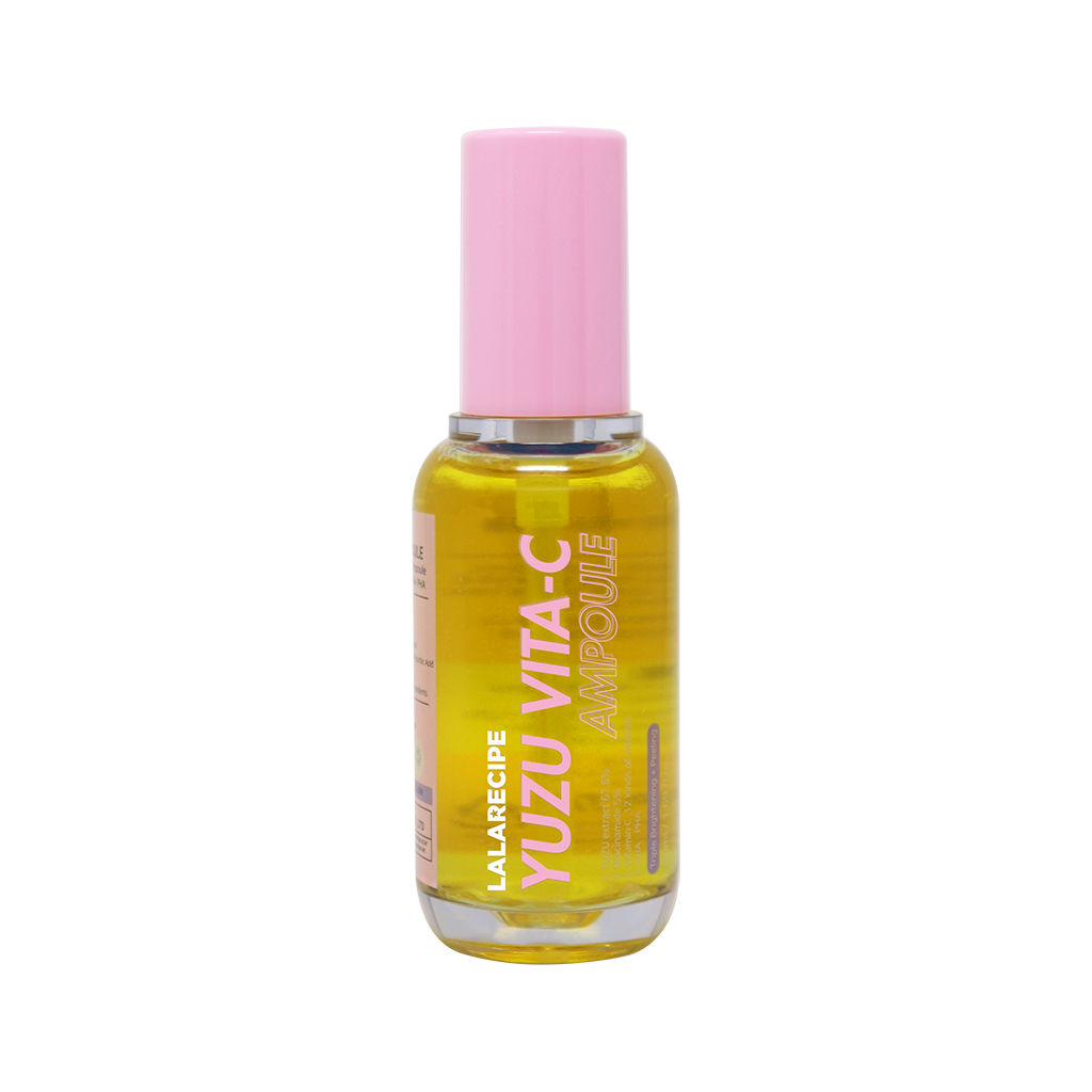 LALARECIPE Yuzu Vita-C Ampoule, sérum éclaircissant coréen pour peau acnéique