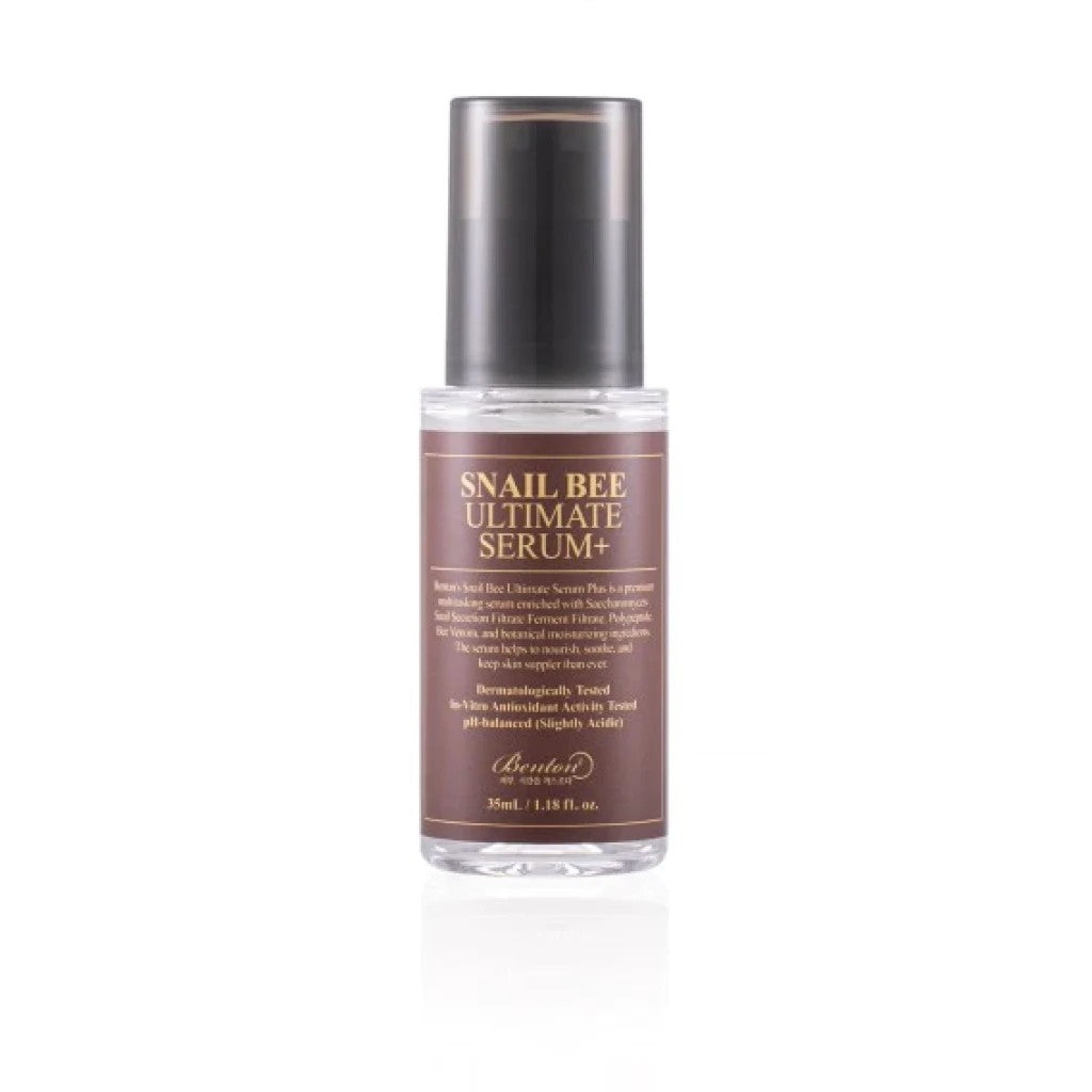 Benton Snail Bee Ultimate Serum, sérum visage coréen à la mucine d'escargot régénérant