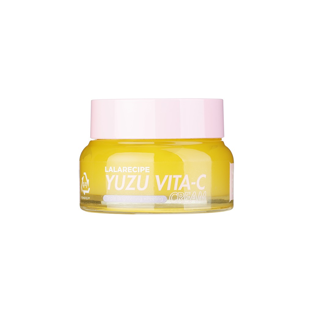 LALARECIPE Yuzu Vita C Cream, crème hydratante coréenne au yuzu et vitamine C