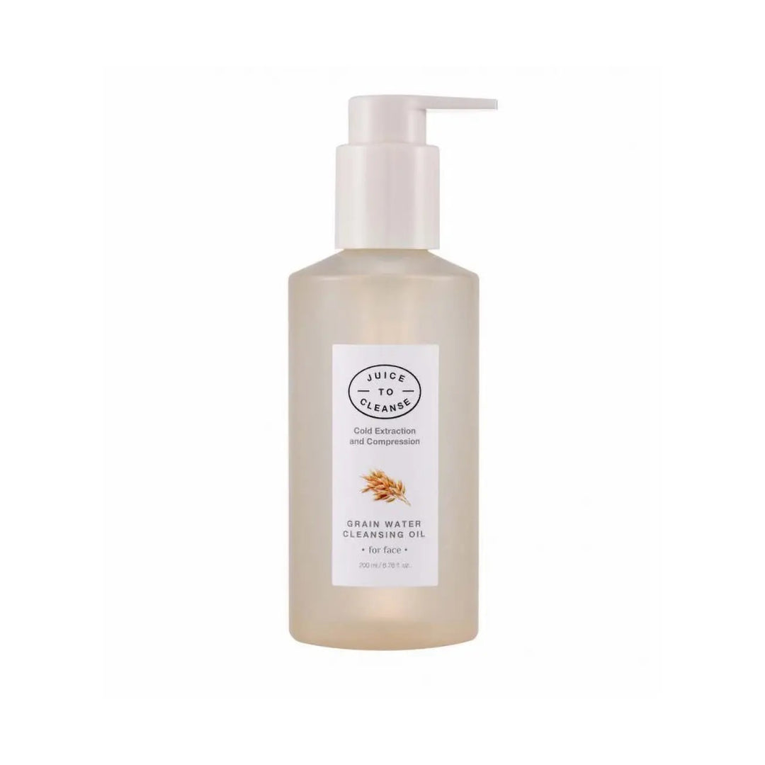 Juice to Cleanse Grain Water Cleansing Oil, huile démaquillante coréenne douce