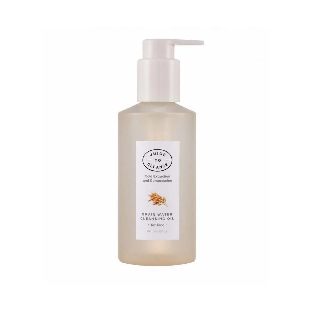 Juice to Cleanse Grain Water Cleansing Oil, huile démaquillante coréenne douce