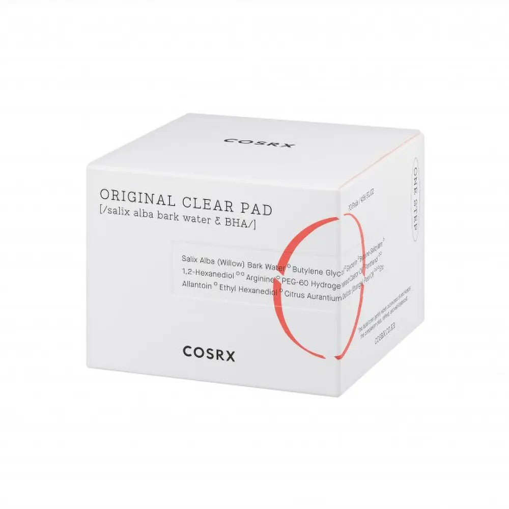 Cosrx One Step Original Clear Pad, pads au BHA qui débouchent les pores des peaux acnéiques