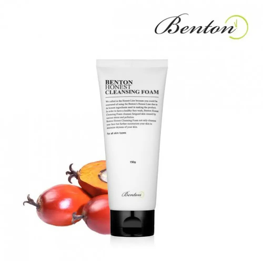 Benton Honest Cleansing Foam, mousse douce pour peau grasse, mixte et acnéique