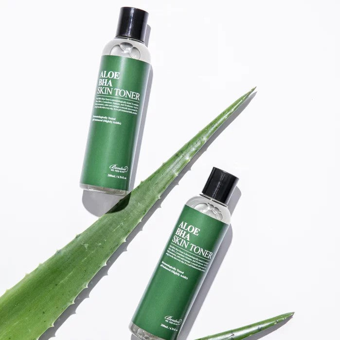Benton Aloe BHA Skin Toner à 80% d'aloe vera et 0,5% de BHA, purifie les pores