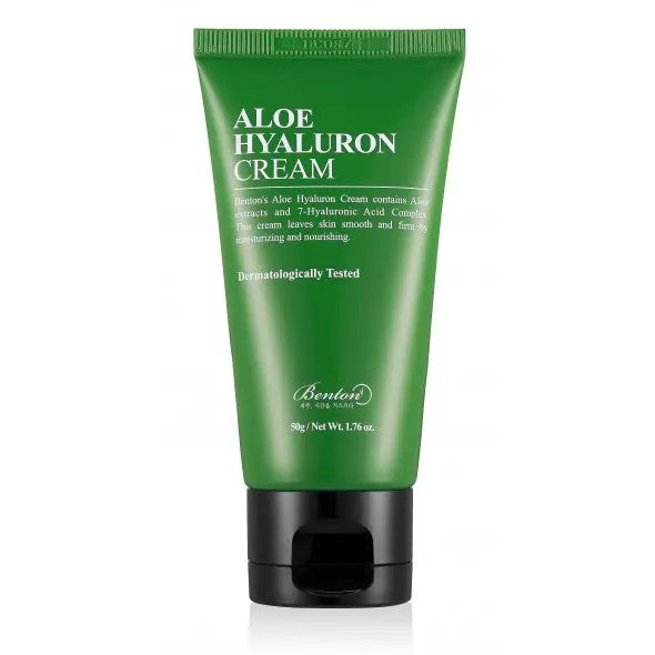 Benton Aloe Hyaluron Cream, crème hydratante coréenne à l'aloe vera et acide hyaluronique