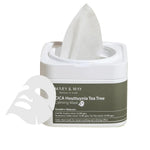 Mary & May Cica Calming Mask, masque tissu visage pour peau grasse, mixte et à imperfections