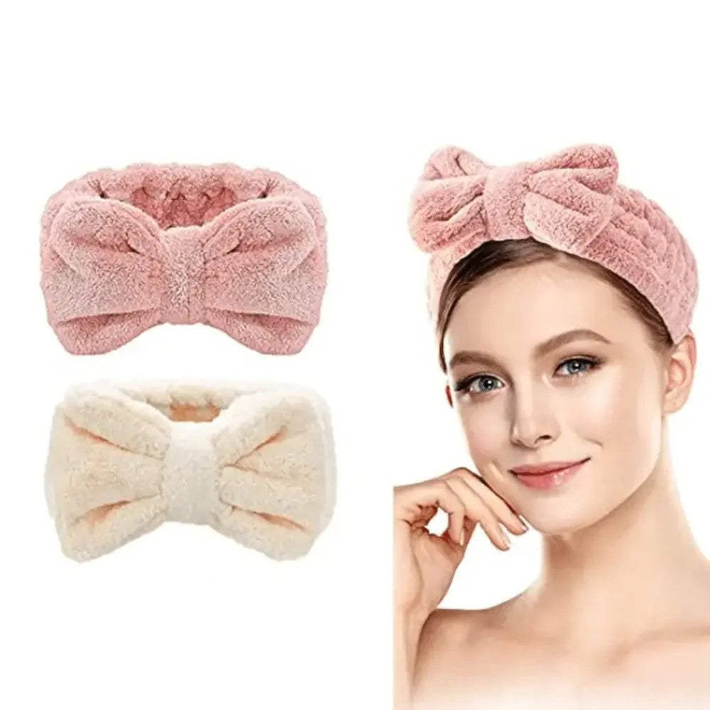 K Beauty Cosmetics Bandeau Cheveux, bandeau de maquillage en coton doux pour la routine visage