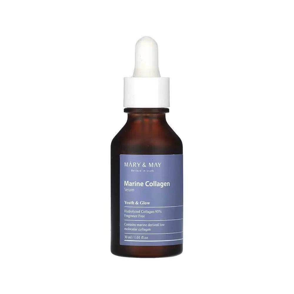Mary & May Marine Collagen Serum, sérum visage coréen au collagène marin raffermissant