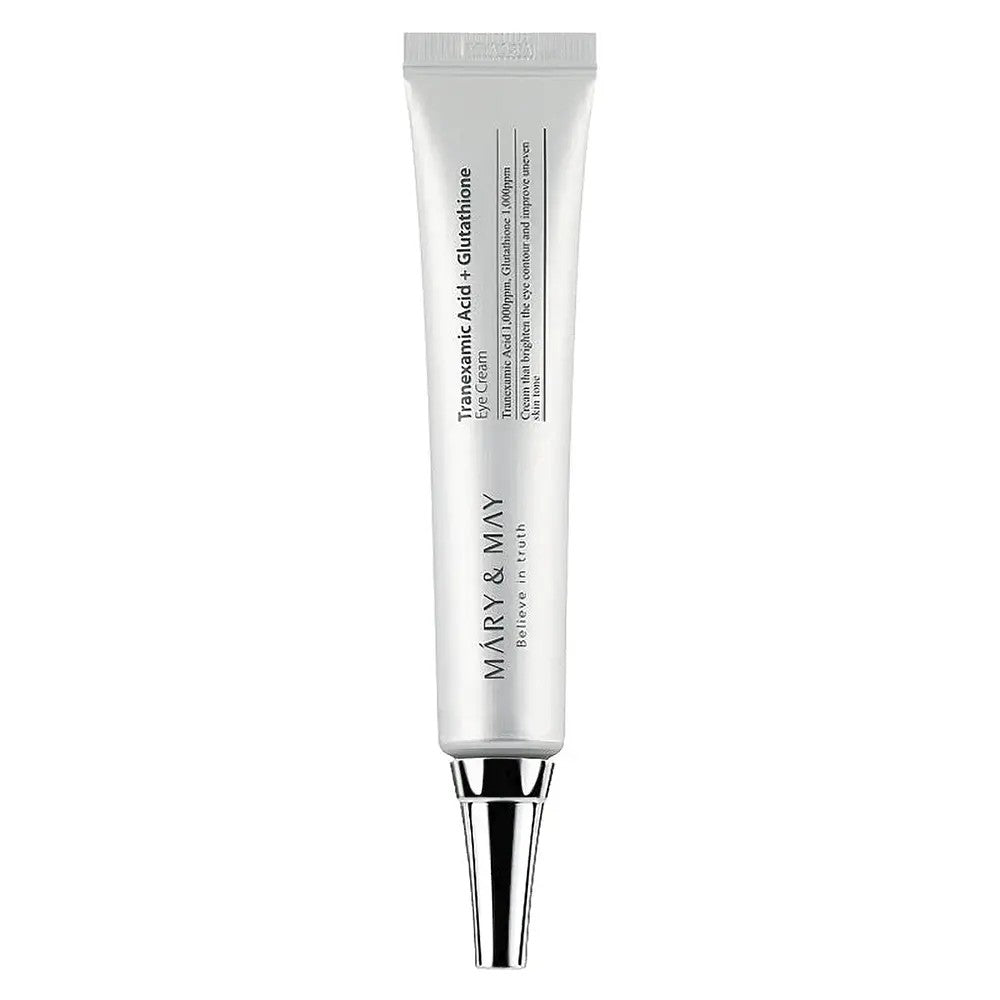 Mary & May Tranexamic Acid+ Glutathion Eye Cream, crème contour des yeux éclaircissante