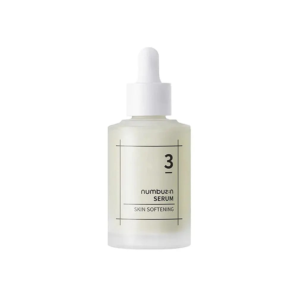 Numbuzin No.3 Skin Softening Serum, sérum coréen lissant et éclaircissant pour le visage