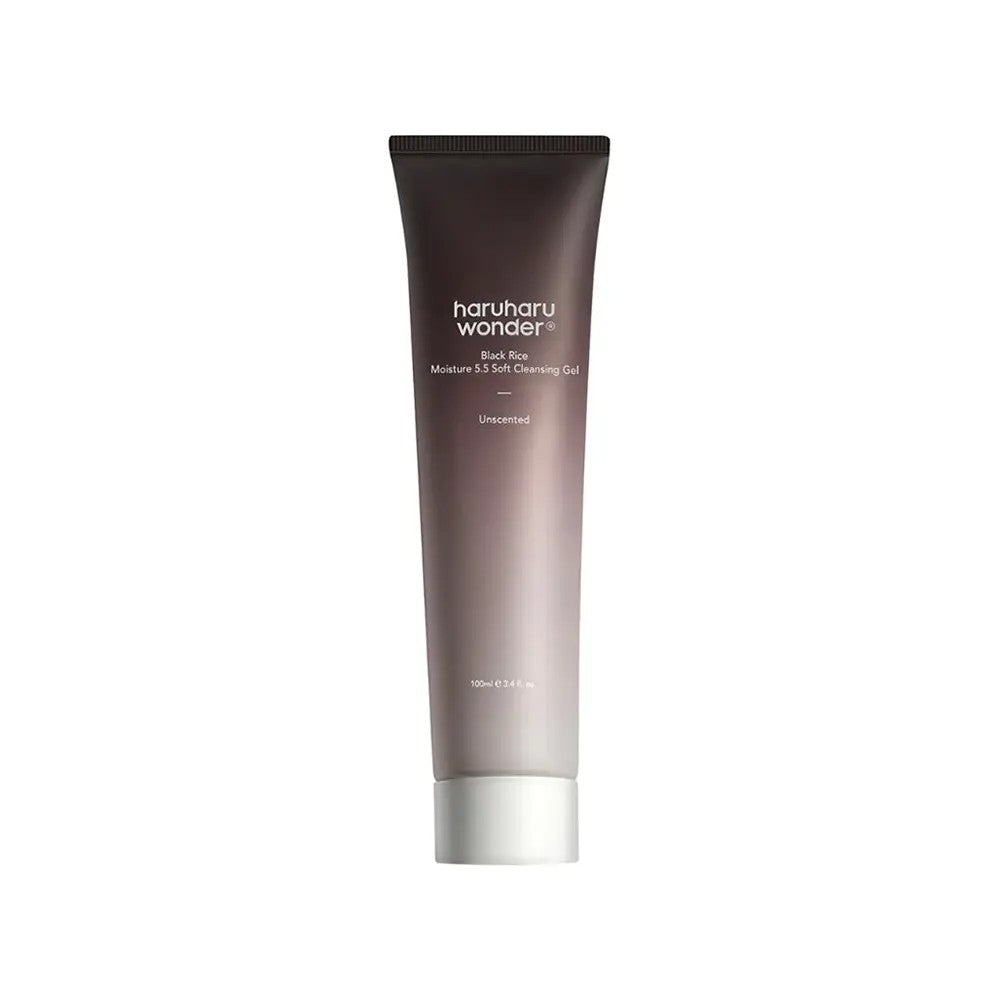 Haruharu Wonder Black Rice Moisture 5.5 Soft Cleansing Gel, gel nettoyant coréen au riz noir fermenté