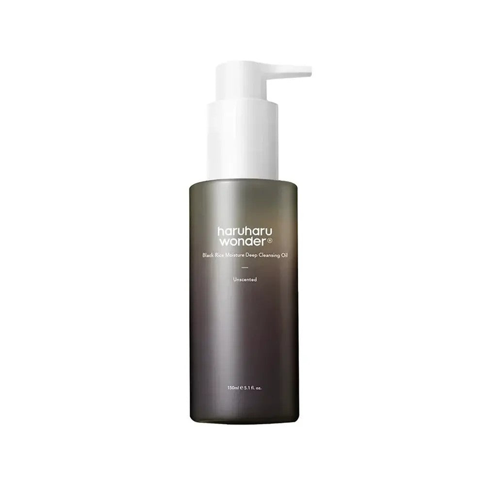 Haruharu Wonder Black Rice Moisture Deep Cleansing Oil, huile démaquillante coréenne au riz noir