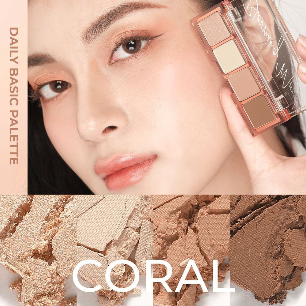 Nature Republic Daily Basic Palette, palette maquillage des yeux aux teintes lumineuses