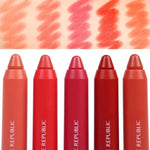 Nature Republic By Flower Eco Crayon Lip Velvet, crayon à lèvres fini semi-mat confortable