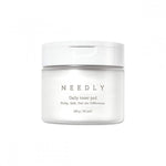 Needly Daily Toner Pad, disques imprégnés de toner exfoliant coréen pour peau grasse et mixte