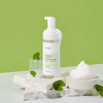 IUNIK Centella Bubble Cleansing Foam, nettoyant doux apaisant pour peau sensible et sèche