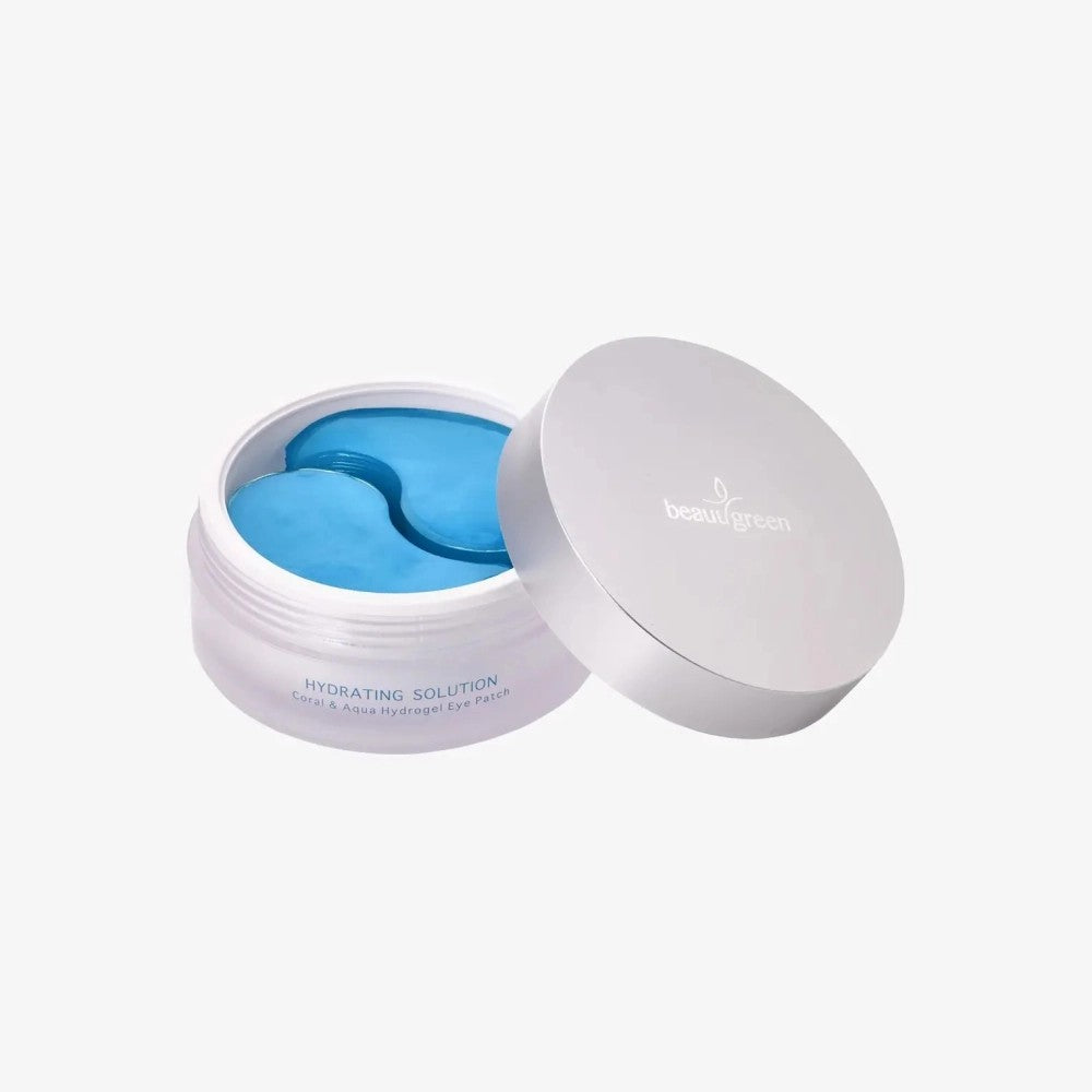BeauuGreen Coral & Aqua Hydrogel Eye Patch, patchs hydrogel hydratants et apaisants pour le regard