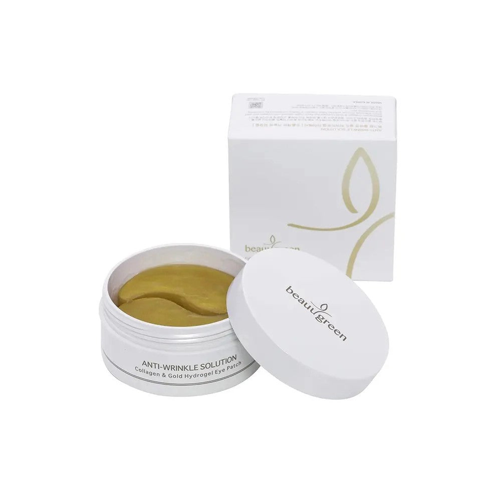 BeauuGreen Collagen & Gold Hydrogel Eye Patch, patchs yeux hydrogel au collagène et or