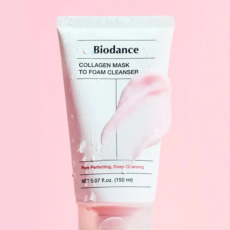 Biodance Collagen Mask To Foam Cleanser, nettoyant hydratant et repulpant pour le visage