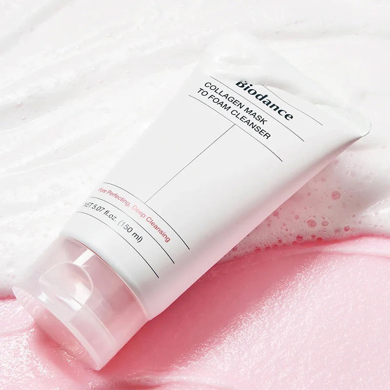 Biodance Collagen Mask To Foam Cleanser, soin nettoyant collagène pour peau mixte et sensible
