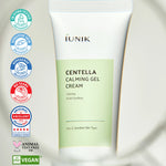IUNIK Centella Calming Gel, gel apaisant au tea tree pour peau à tendance acnéique