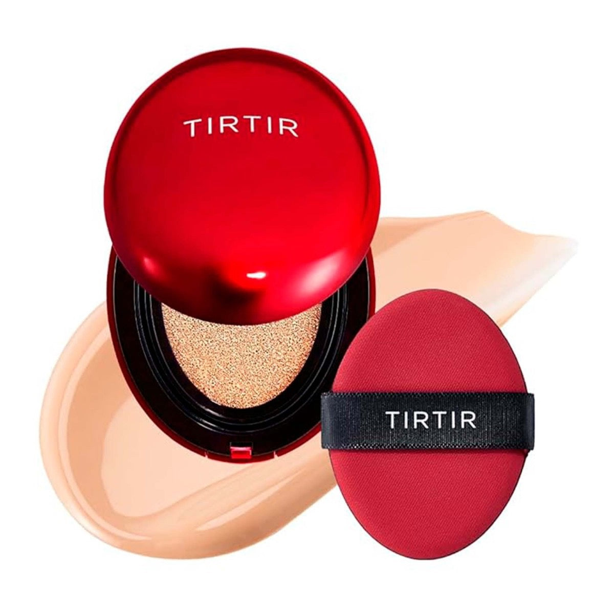 TIR TIR Mask Fit Red Cushion, fond de teint coréen longue durée au nénuphar blanc