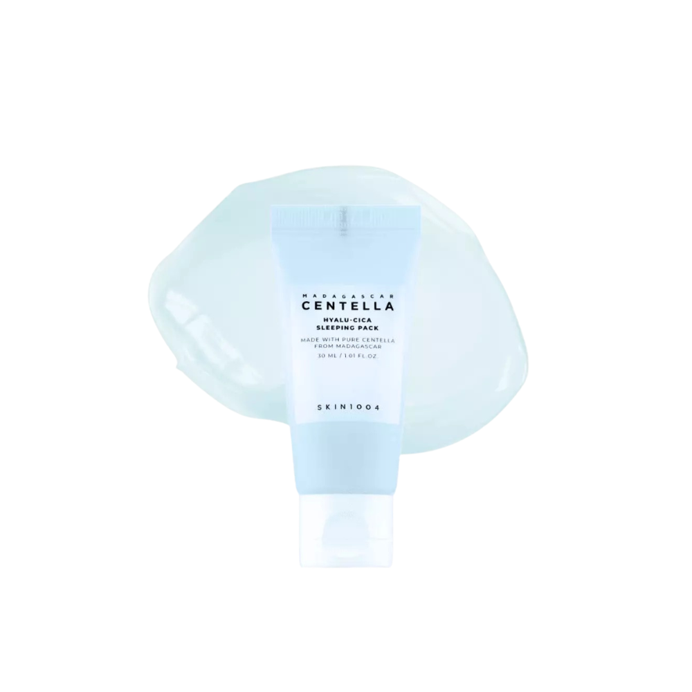 SKIN1004 Hyalu-Cica Sleeping Pack, masque nuit éclat texture gel légère pour peau mature