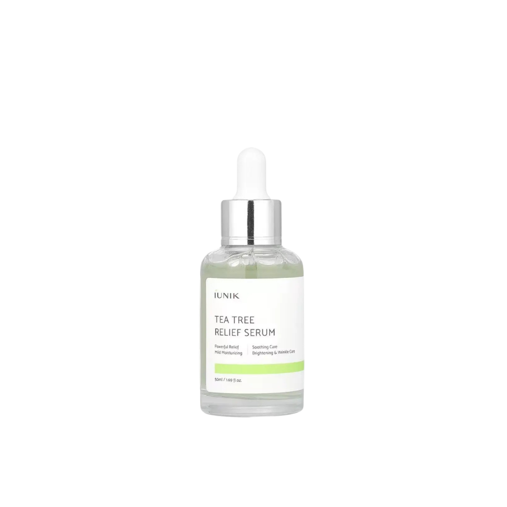 IUNIK Tea Tree Relief Serum, sérum visage coréen apaisant à l'arbre à thé